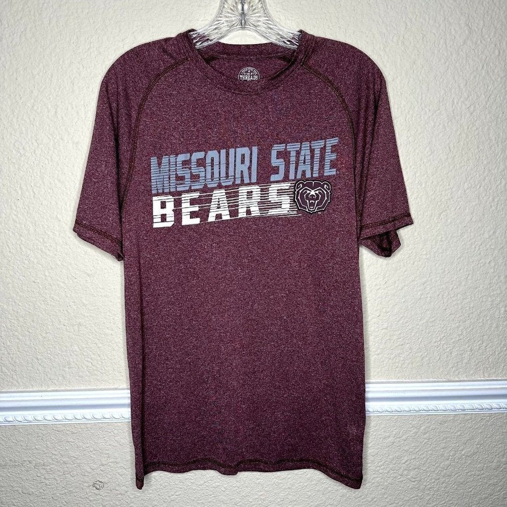Missouri State Bears T-Shirts Rivalry Threads 91 Men's Size Small 34/36 DriFit